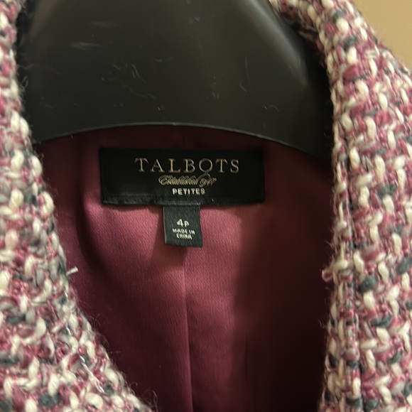 Talbots Petite Wool Blend Tweed Jacket - Picture 2 of 3